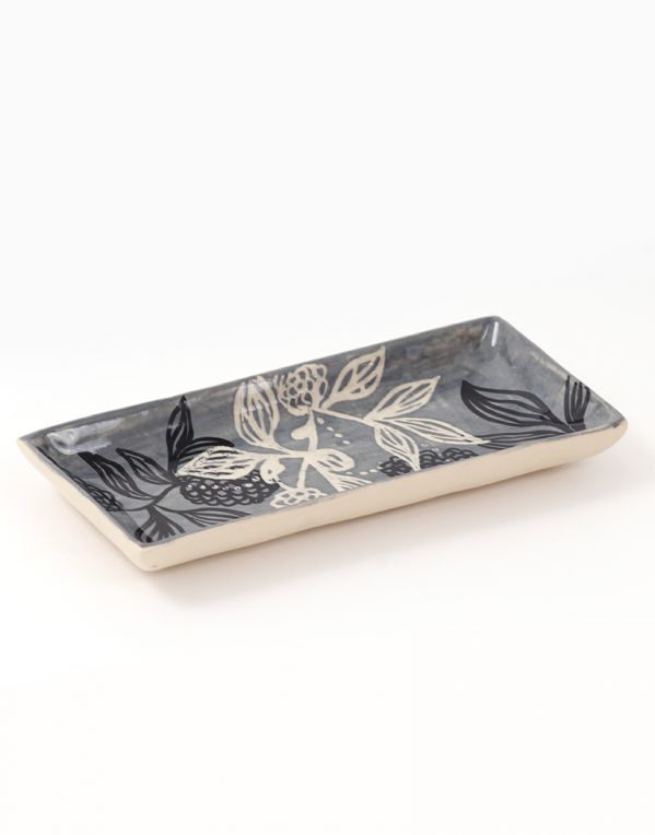 Black Spice Ceramic Platter