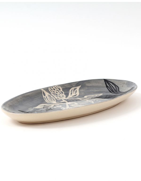 Black Spice Ceramic Platter