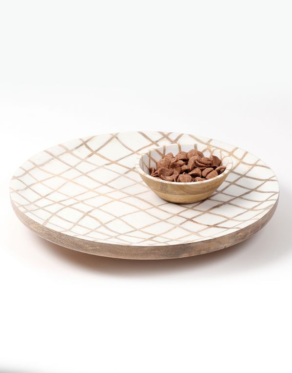 Graphik Wooden Lazy Susan